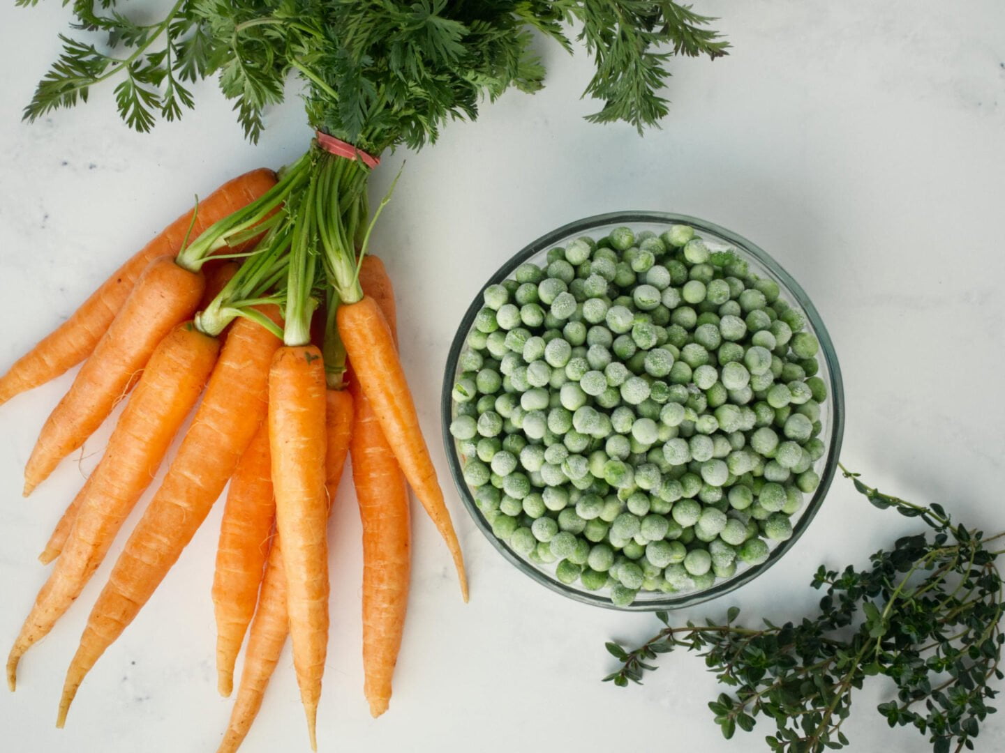Easy Braised Dutch Carrots and Baby Peas Recipe
