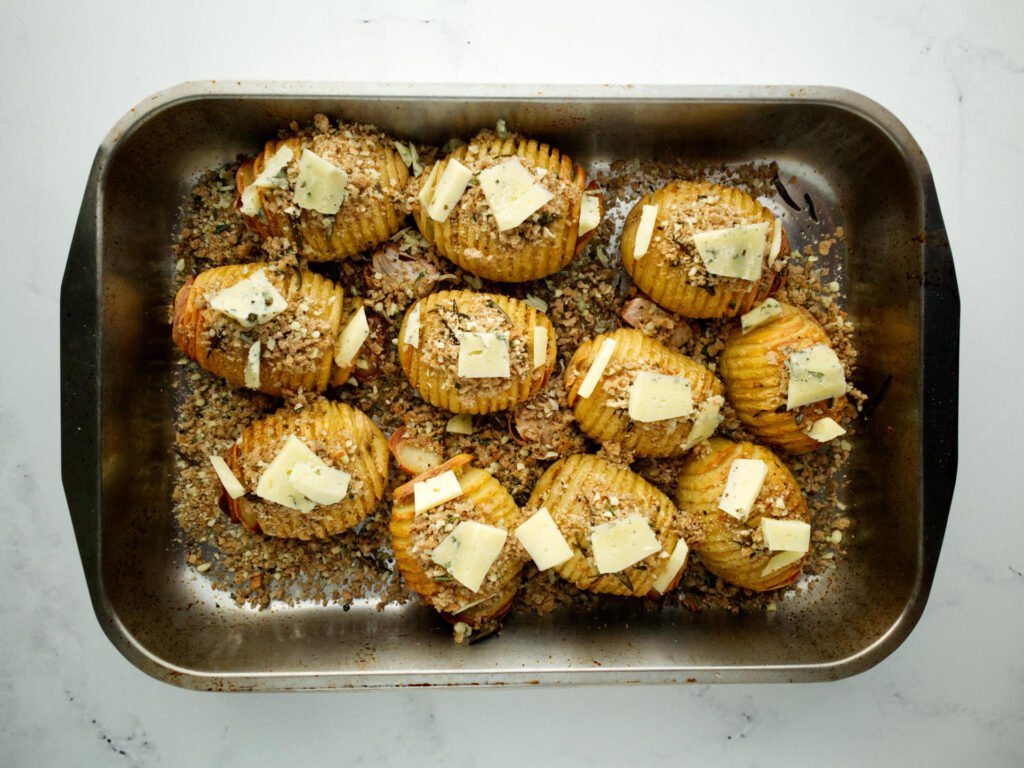 Duck Fat Hasselback Potatoes