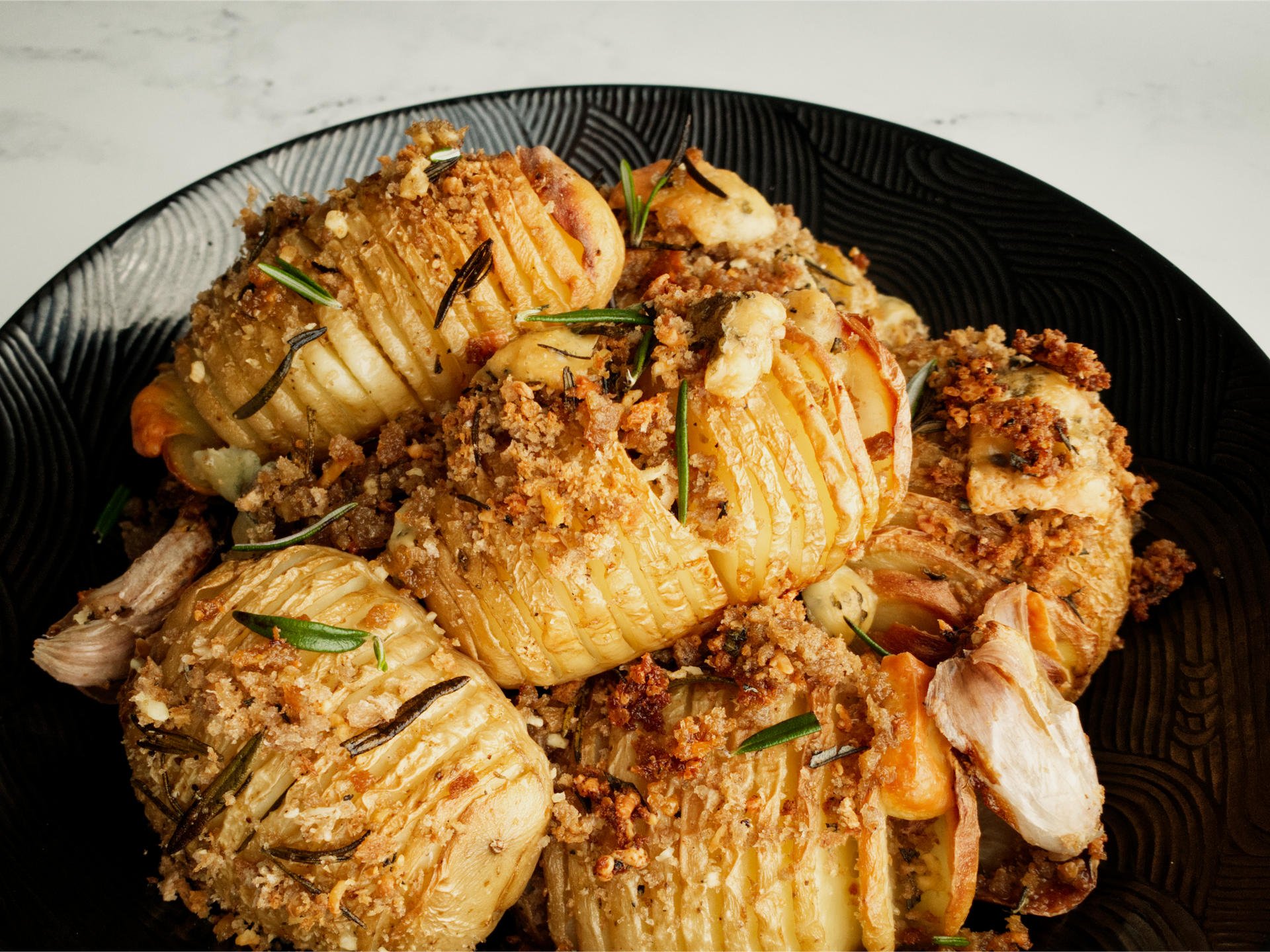 Duck Fat Hasselback Potatoes Recipe