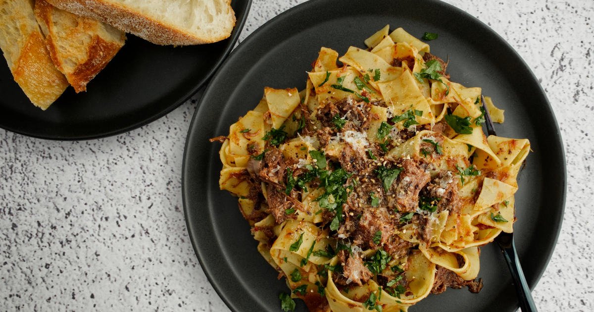Hearty Beef Cheek Ragu with Pappardelle Recipe
