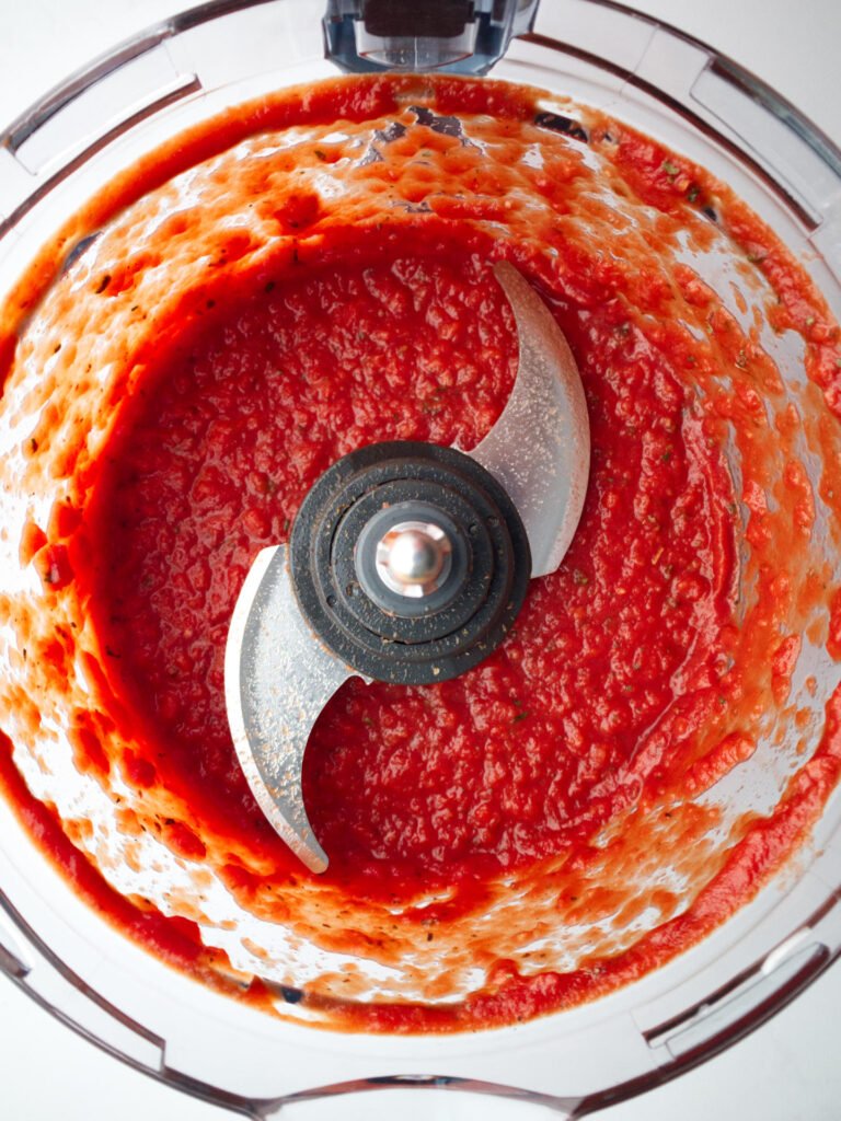 Pizza Sauce in food processor