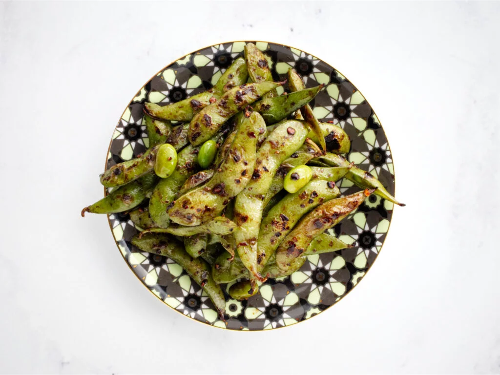 Smoky Edamame with Chilli