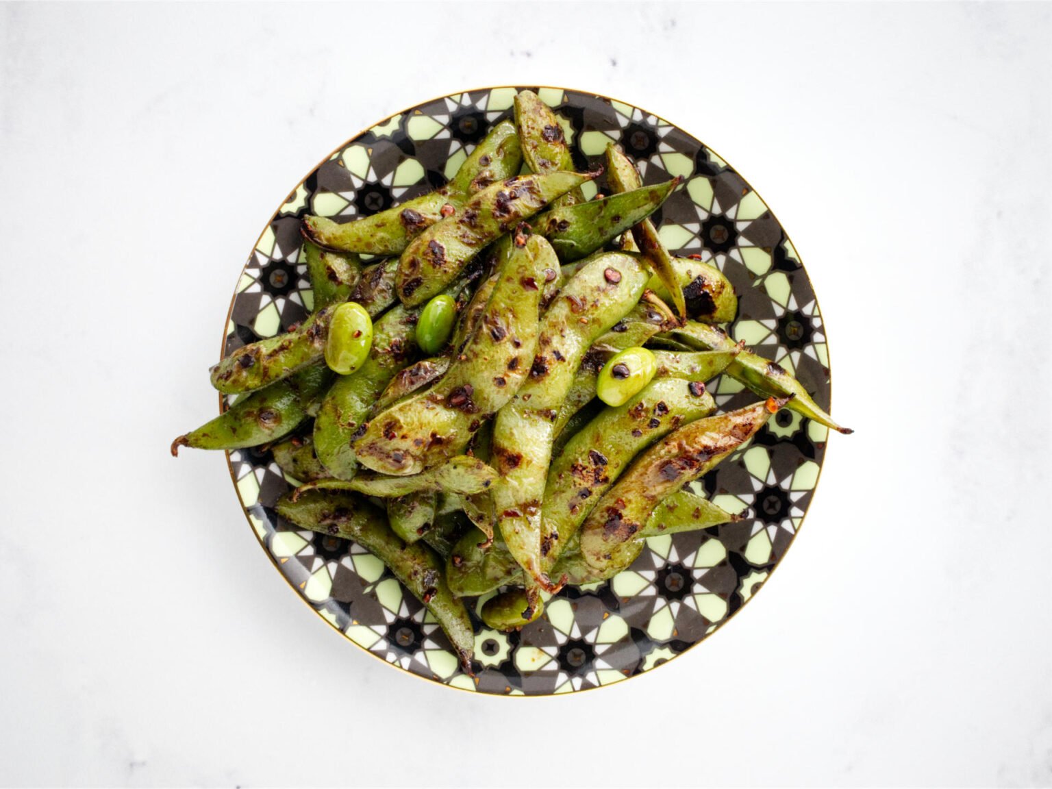Quick and Easy Smoky Edamame with Chilli Recipe