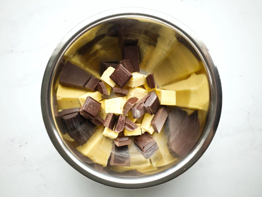 Butter and dark chocolate