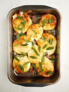 Roast Potatoes with Sage and Garlic