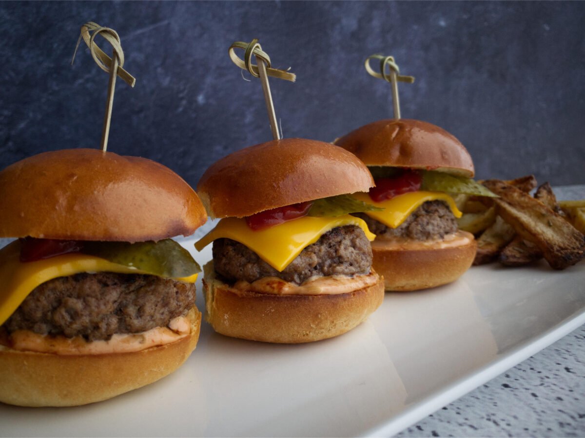 Cheeseburger Sliders with Special Burger Sauce