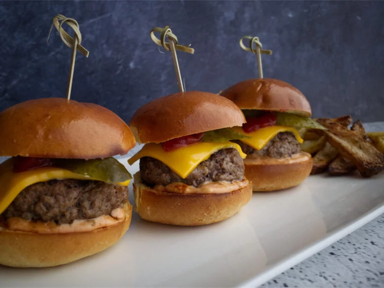 Cheeseburger Sliders with Special Burger Sauce